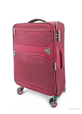 Дорожня велика валіза з тканини 21505 червона Snowball (315440757)
