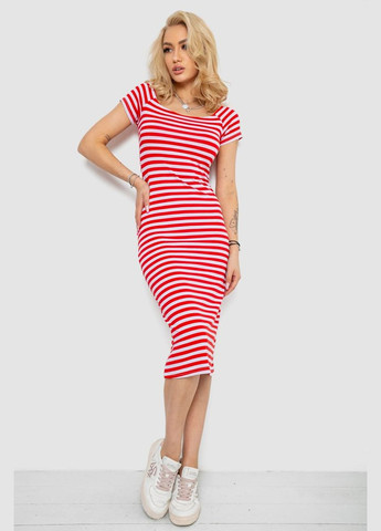 Комбинированное кэжуал платье в полоску Ager