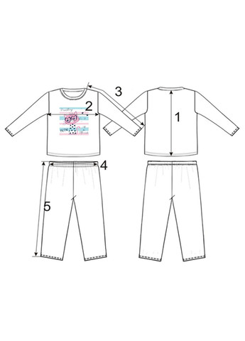 Синяя всесезон пижама детская интерлок м.д-011 клетка реглан + брюки Ярослав