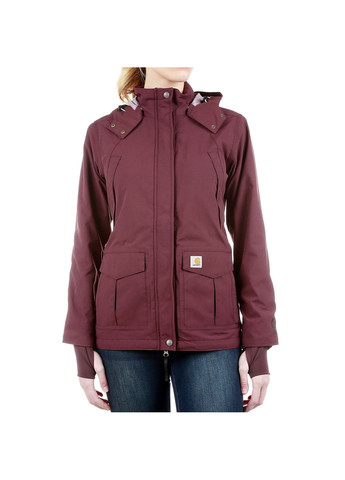 Коричневая куртка сarhartt shoreline storm defender jacket Carhartt