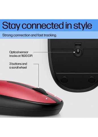 Мышь 240 BT Red (43N05AA) HP (322937335)