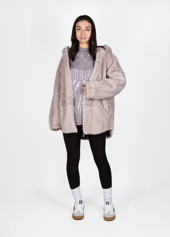 Сіра зимня шуба жіноча 345023 Power