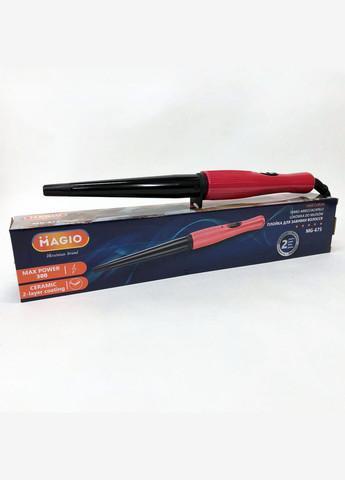 Плойка конусная MG-675, стайлер для завивки, для укладки, спиральная плойка для завивки волос Magio (364664771)