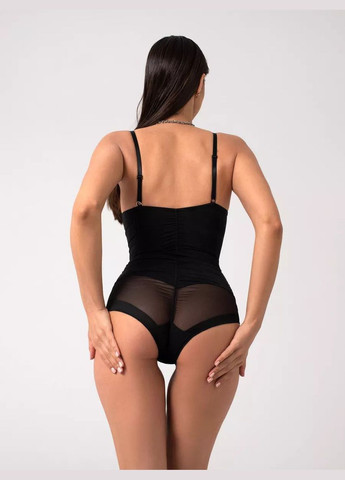Жіноче корегуюче боді Спокуса з ефектом утяжки на бретелях та чашками комбідрес для корекції фігури No Brand Корегуючий боді (337709086)