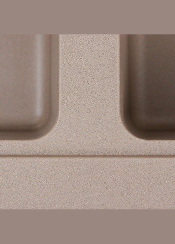 Гранитная мойка для кухни 7850 HARMONY матовая Дюна Platinum (342069555)