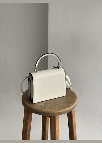 Женская классическая сумка 10210 кросс-боди через плечо белая No Brand (292631167)
