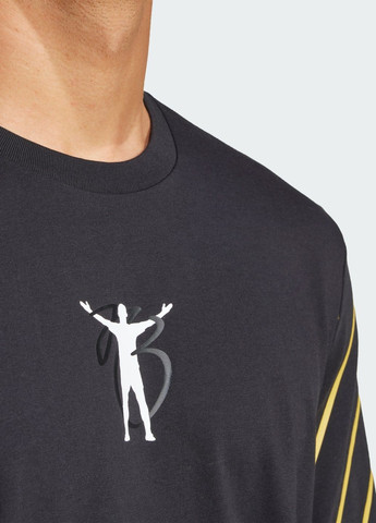 Чорна лонгслів jude bellingham culturewear adidas