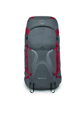 Рюкзак туристичний жіночий Eja Pro 55 Woman Сірий-Червоний Osprey (285720057)