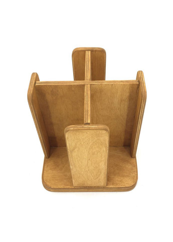 Органайзер одноразових стаканів з дерева Кліст 225 сієна (ЧАЙ-221005) No Brand (327860164)