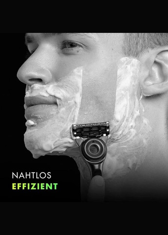 Станок для бритья мужской (бритва) с подставкой на стену silver Gillette labs (322931818)