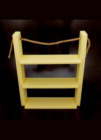 Полиця для ванної з дерева Дрезден лимонад (ВНП-000651) No Brand (328091005)