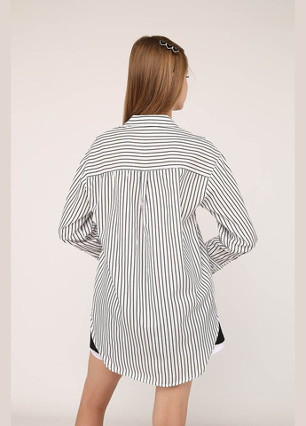 Сорочка з довгим рукавом жіноча колір білий ЦБ-00280982 Yuki (342716263)