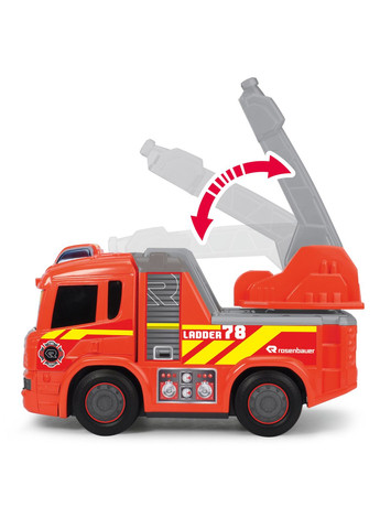 Пожежна машина АВС Сканія Ферді з поворотною драбиною, звук, світло, 25 см () Dickie toys 4114005 (361497785)