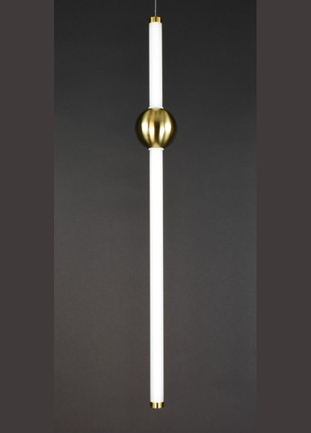 Люстра светодиодная подвесная LED светильник для квартиры на потолок лэд 27159 Латунь 100-220х10х10 см. Sunnysky (364754019)