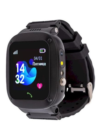 Смарт-годинник для дітей GO004 SP Camera+LED Black Amigo (342061995)