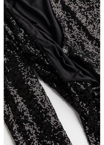 Черное коктейльное платье H&M однотонное