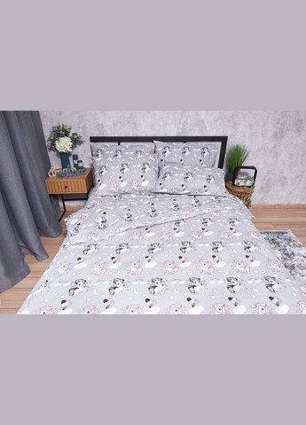 Комплект постільної білизни Бязь Gold Люкс «» King Size 220x240 наволочки 4х70х70 (MS-820001777) Moon&Star Unicorn (285717528)