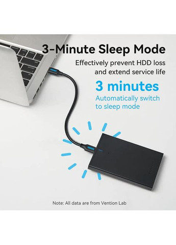 Внешний карман для накопителя Hard Drive Enclosure (USB 3.0 Micro-B) Black (KPAB0) (KPAB0) Vention 2.5 Inch SATA (361347454)