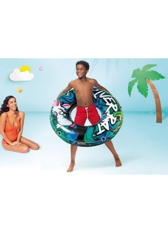 Надувне коло River Rat Intex для дітей з яскравим малюнком для пляжу та басейну. ProDobro (367099586)