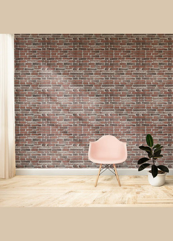 Самоклеющаяся 3D панель 19600x700x3мм Красный Екатеринославский Кирпич SW-00001333 Sticker Wall (341284837)