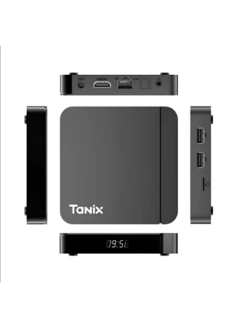 Смарт ТВ-приставка W2 2/16GB Android (TBW20216B 4487) Черная Tanix (374377785)