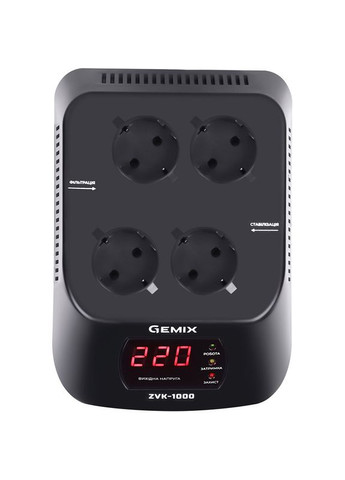 Стабилизатор напряжения ZVK-1000 700Вт. Gemix (323039378)
