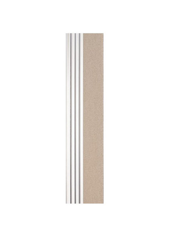 Рейка декоративна PS 2900х160х11мм Бежева зі сріблом SW-00002150- Sticker Wall (341283807)