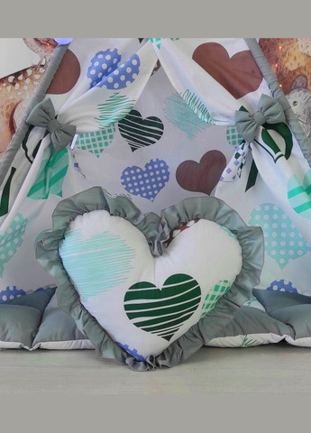 Детская палатка Вигвам Мятный бум БОН БОН + корзина для игрушек. Полный комплект! No Brand (316257046)