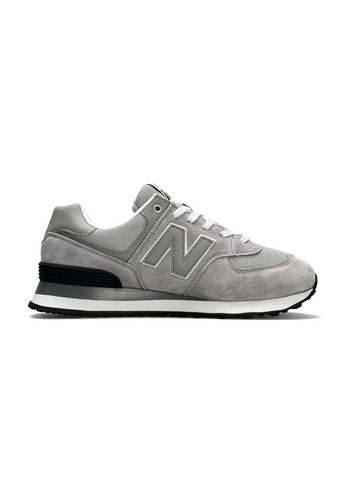 Світло-сірі Осінні кросівки чоловічі new balance light grey black No Brand 574