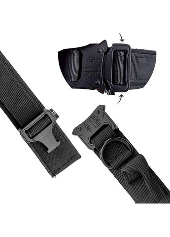 Тактичний нашийник для собак з металевою пряжкою та м’якою підкладкою No Brand (362136510)