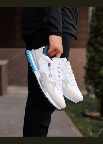 Белые демисезонные кроссовки мужские nd No Brand Elite Active White Beige Blue