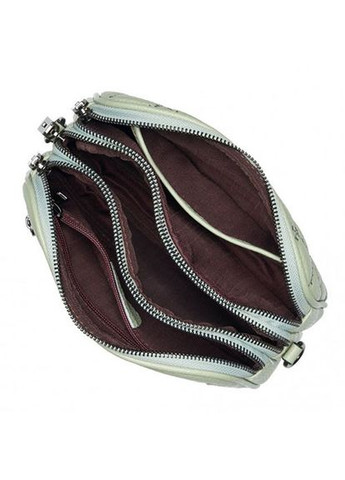 Сумка женская кожаная салатовая кроссбоди шанелька небольшая (Д/Ш/В)21,5/8/14 (см) Felicita (336377554)