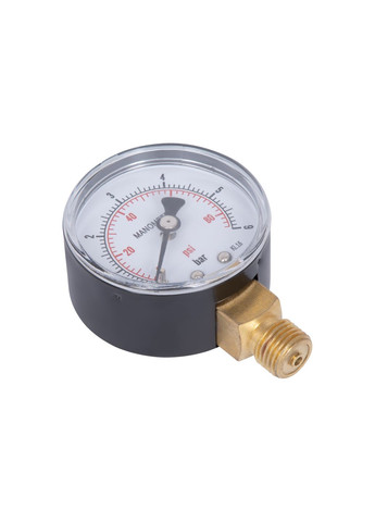 Манометр 50 мм 1/4", нижнее подключение SD Plus SD1706B (341326641)