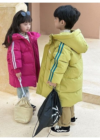 Комбинированная демисезонная куртка удлиненная еврозима с капюшоном 10920 No Brand