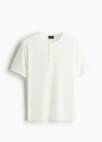 Молочная футболка H&M