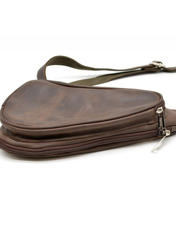 Шкіряний Рюкзак чоловічий на одне плече із кінської шкіри RC-3026-3md бренд TARWA (306373237)