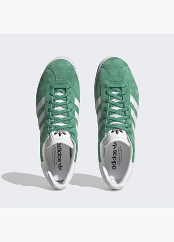 Зелені Осінні кросівки чоловічі gazelle 85 shoes green gy2532 adidas