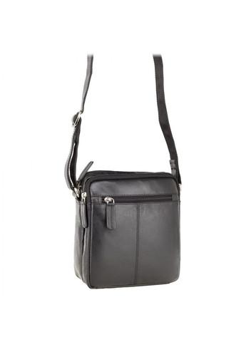 Сумка мужская кожаная черная (Д/Ш/В) 17/8/19 (см) Visconti (336377540)