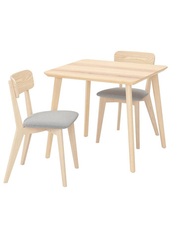Стол и 2 стулья ИКЕА LISABO/LISABO 88х78 см (s79554832) IKEA (294908818)
