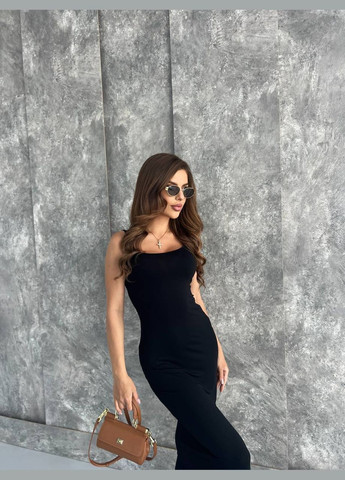 Черное повседневный, вечернее платье Україна однотонное