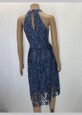 Синее коктейльное платье Vero Moda с цветочным принтом