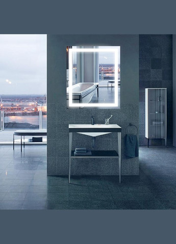 Зеркало с LED подсветкой SR003 (700х800мм) No Brand (316322872)