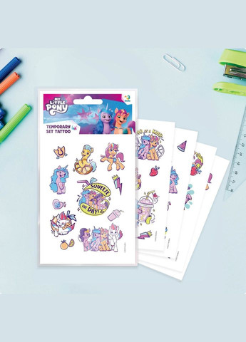 Набор детских временных татуировок "My Little Pony" 200438, 4 листа DoDo Toys (316274100)
