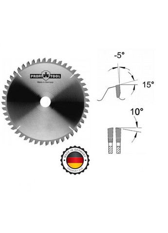 Диск пильный 250х3,2х2,2х30 мм Z=80 форма зубца Wneg (ATBneg) поперечная резка материалы на основе древесин (11842) Profitool (298575075)