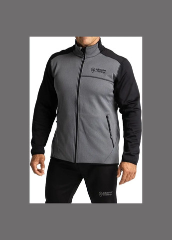 Свитшот Adventer & fishing Warm Prostrech weatshirt Titanium/black No Brand (329740829)