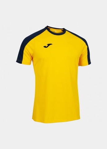Жовта футболка футбольна eco championship жовта з темно-синіми вставками 102748.903 з коротким рукавом Joma Модель