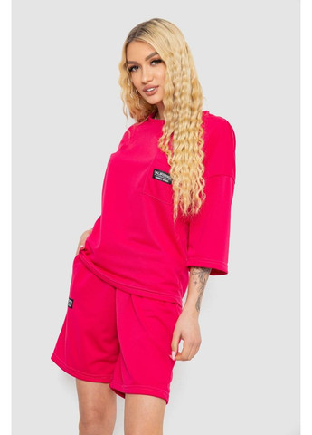 Костюм жіночий однотонний, колір малиновий, 238R116 Ambra (369972062)