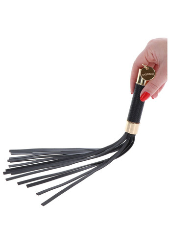 Флогер з підвіскою на ручці, екошкіра, чорний, 35 см Taboom (297132059)