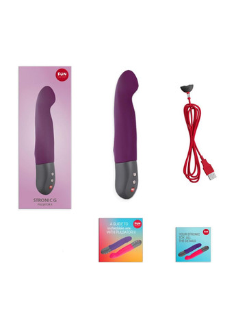 Пульсатор для точки G Fun Factory STRONIC G FORTE sage green, 8 режимов, супермощный No Brand (366878326)