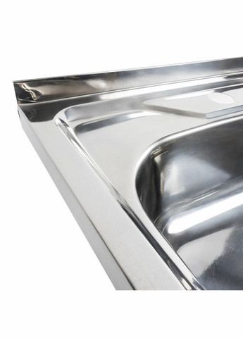 Кухонна мийка з нержавіючої сталі ПОЛІРОВКА 6060 L (0,7/160 мм) Valeso (342071688)